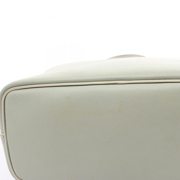 Celine Small Soft Cube Leather Shoulder Bag Green White - Picture 5 of 10